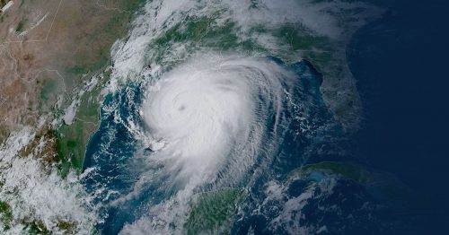 Herricane in the Gulf of Mexico