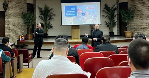 Msgr. Ted and Fr. Bernard presented at Assumption Seminary.