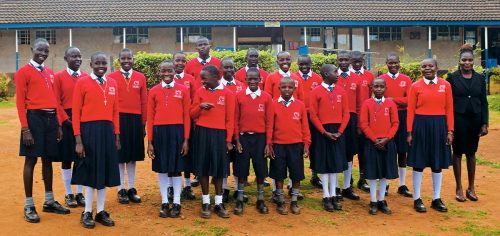 Bosco Students at St. Mary Immaculate Primary School