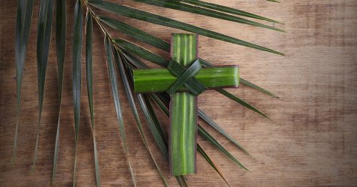 For Palm Sunday, learn how to fold a palm frond into a cross to celebrate Holy Week.